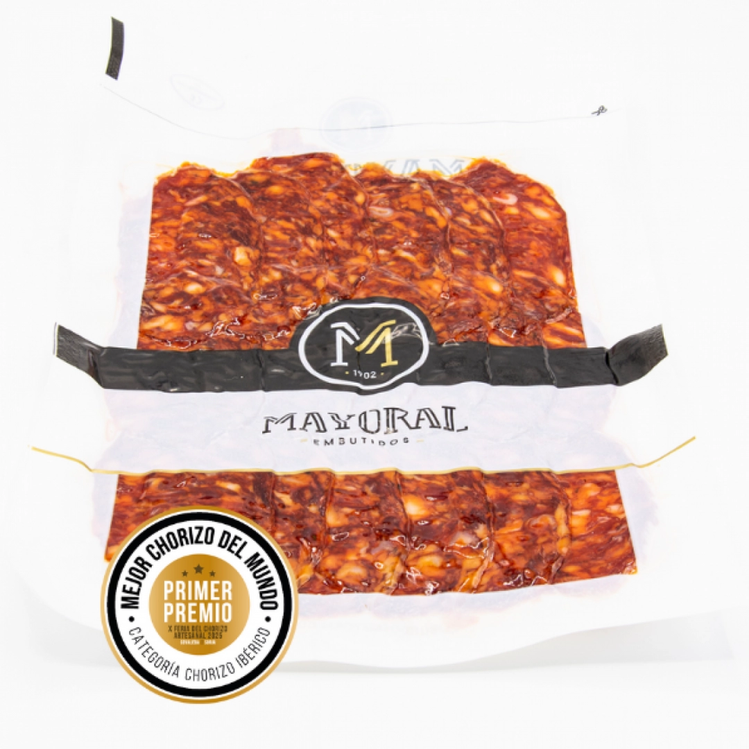 Chorizo Cular Artesano Dulce Ibérico de Cebo de Campo Loncheado