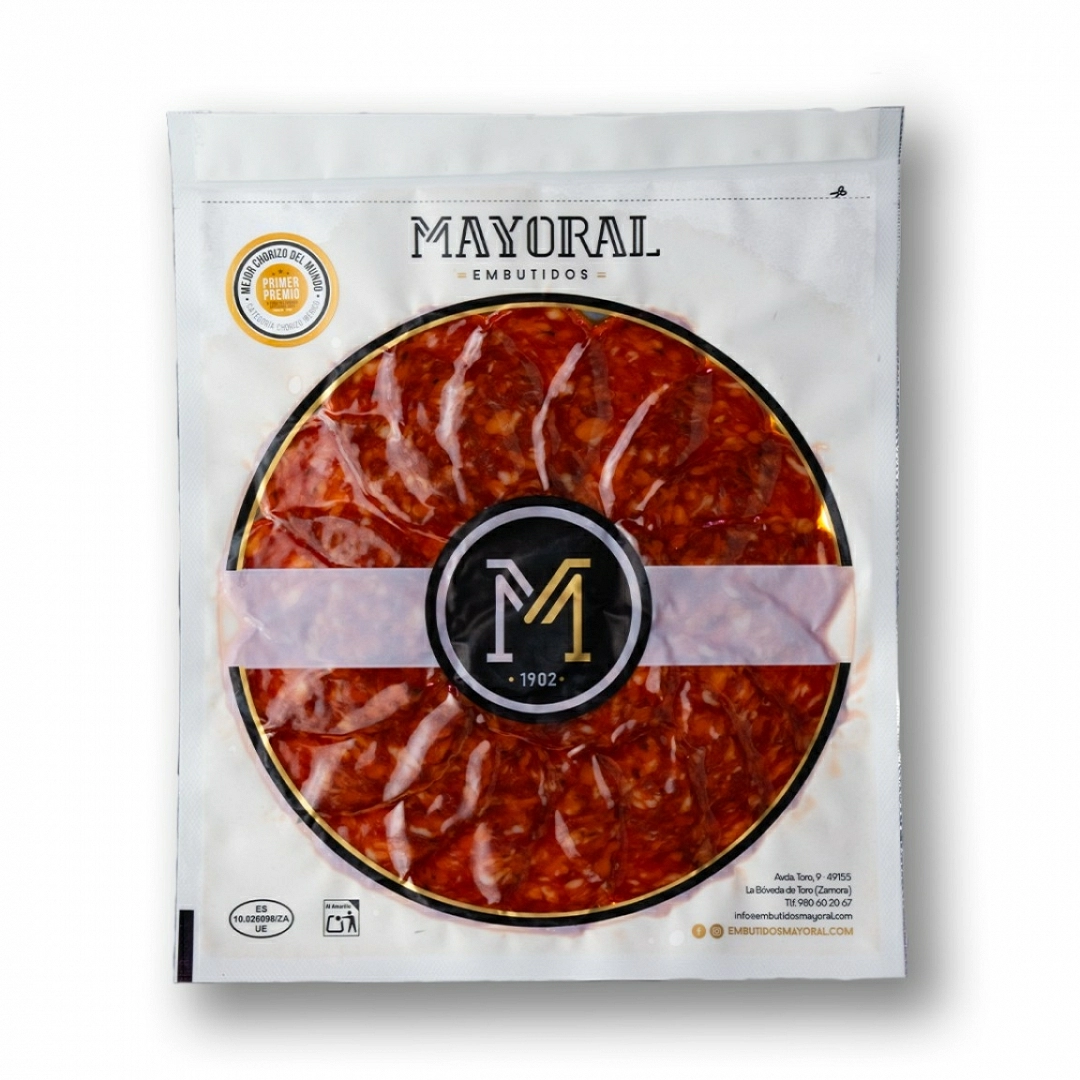 Chorizo Cular Artesano Dulce Ibérico de Cebo de Campo Loncheado