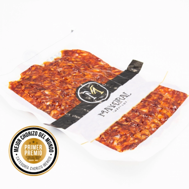 Chorizo Cular Artesano Picante Ibérico de Cebo de Campo Loncheado