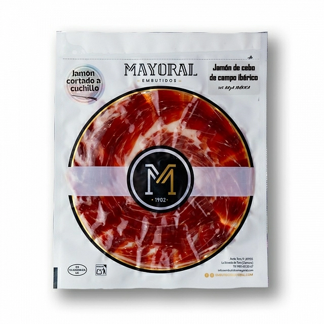 Jamón de Cebo de Campo Ibérico 50% Raza Ibérica loncheado