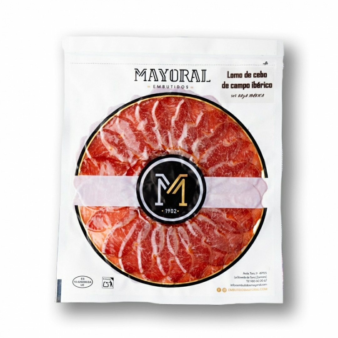 Lomo de Cebo de Campo Ibérico 50% Raza Ibérica Loncheado