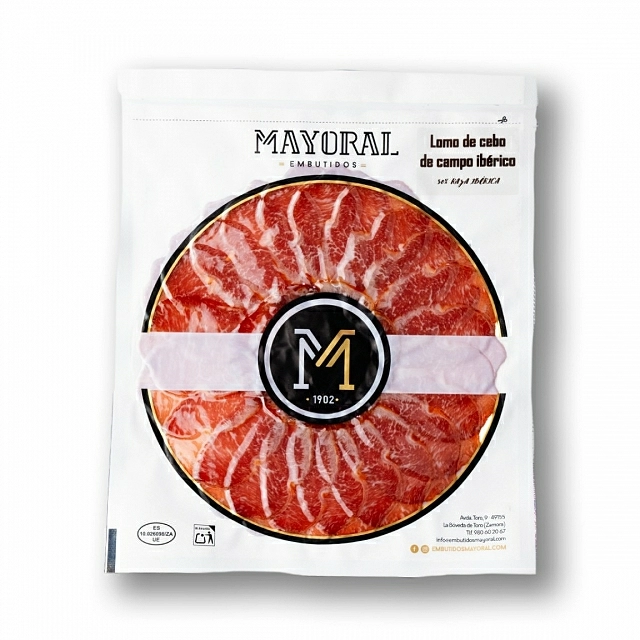 Lomo de Cebo de Campo Ibérico 50% Raza Ibérica Loncheado