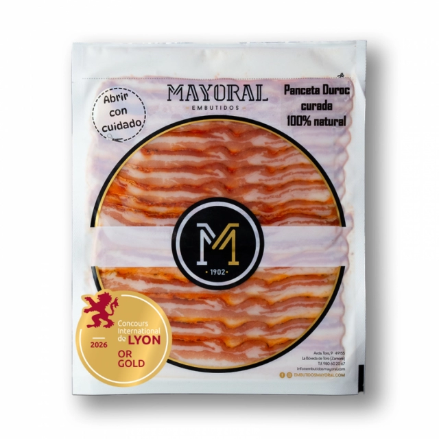 Panceta Duroc Curada Artesana Loncheada
