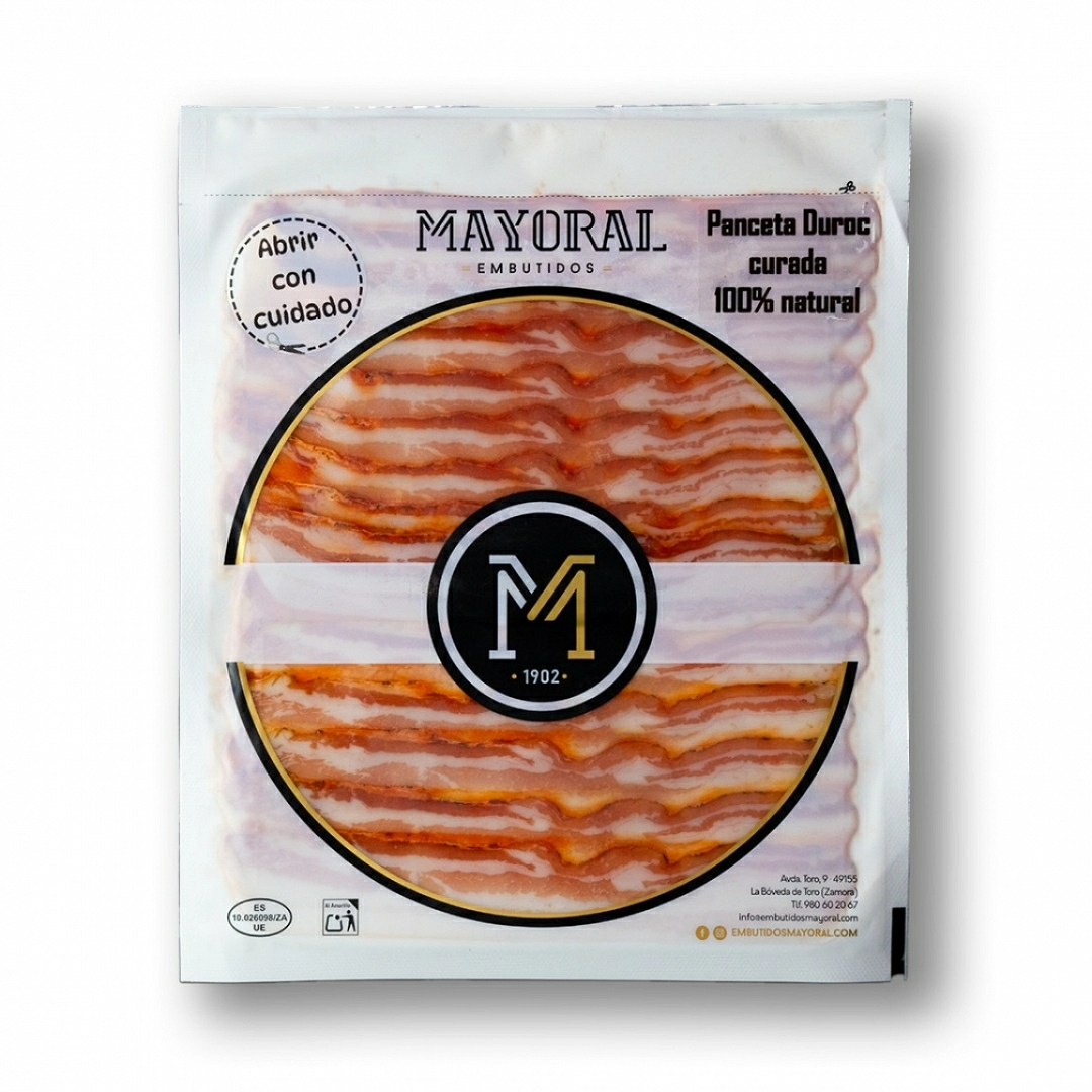 Panceta Duroc Curada Artesana Loncheada