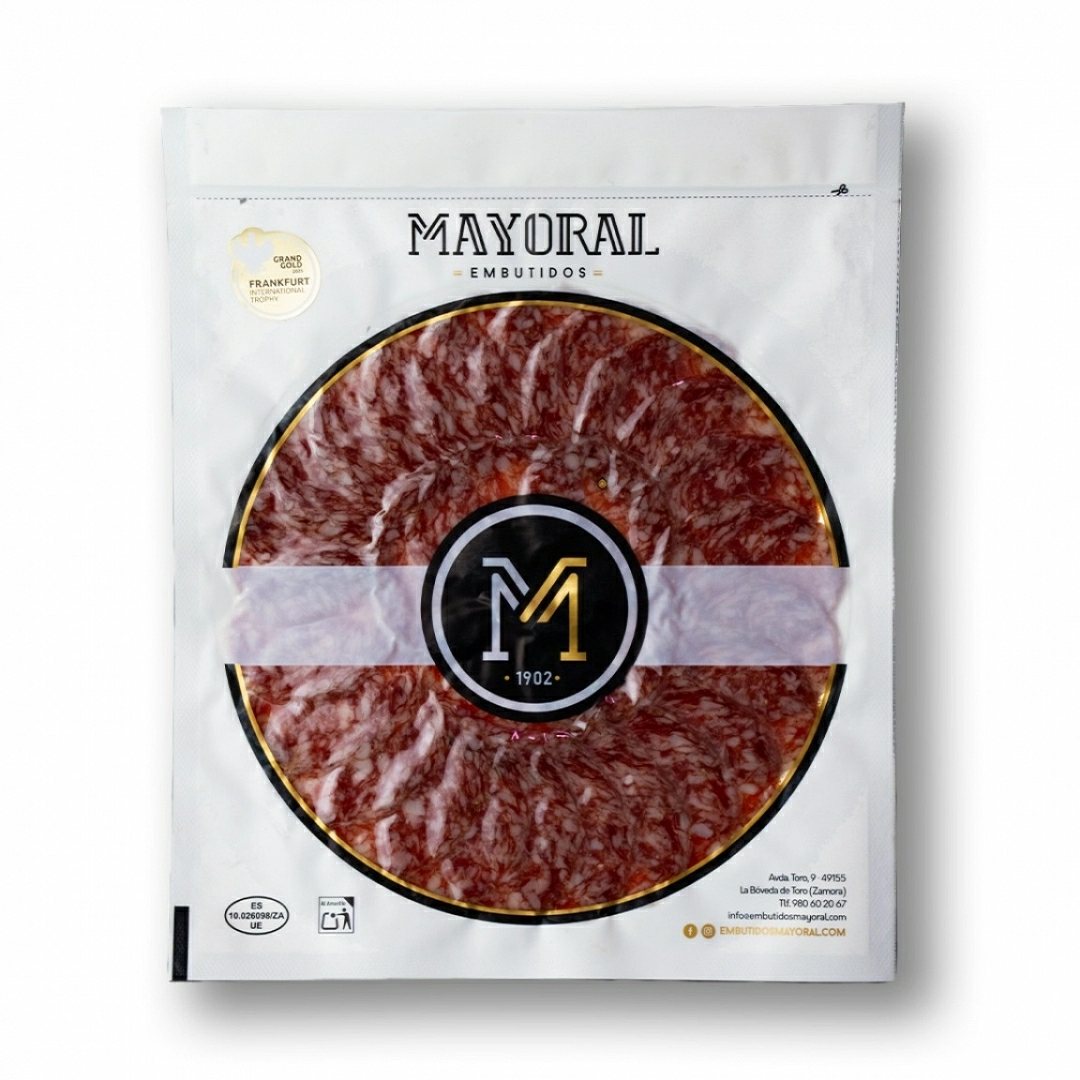 Salchichón Cular Artesano Ibérico de Cebo de Campo Loncheado